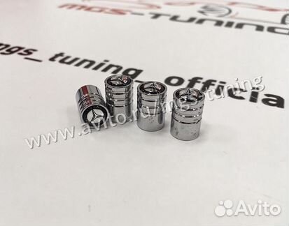 Колпачки на ниппели Mercedes Classic Chrome