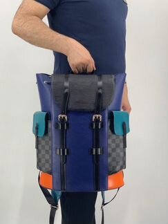 Мужской рюкзак Louis Vuitton синий