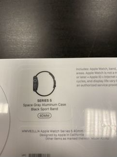 Часы apple watch 5 40 mm aluminum case sport band