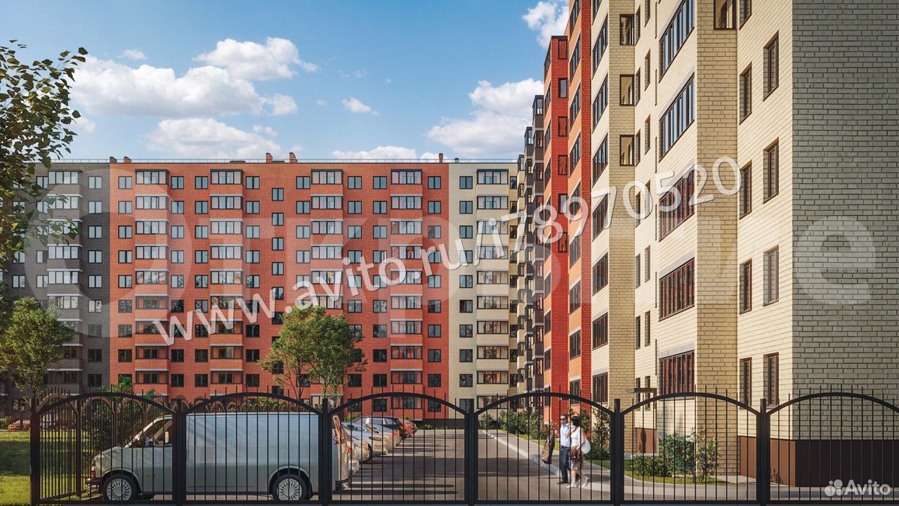 2-к квартира, 45.2 м², 5/10 эт.