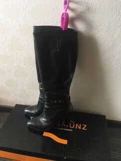 Сапоги кожаные 41