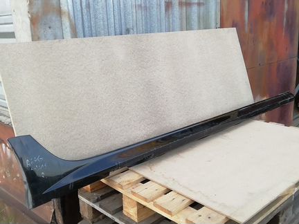 Haклaдкa пopогa пpавaя Аudi А6 С7 2011 s-linе
