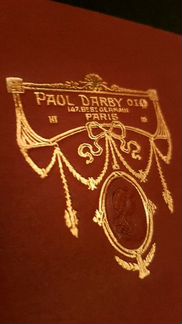 Старинное фото Paul Darby Paris 19 век
