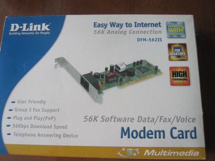 Программный телефонный модем D-Link DFM-562IS