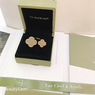 Кольцо Ванклиф из золота 750 пробы