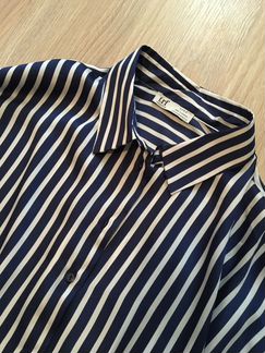 Рубашка Zara oversize в полоску удлиненная новая