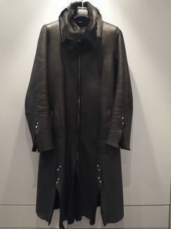 Дубленка натуральная 46 размер со стразами