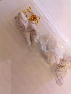 Застежка крючок декоративный со стразами 5 шт