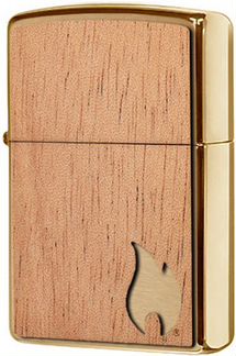 Зажигалка Zippo с деревянными накладками WoodChuck