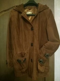 Куртка кожа замша новая 52 размер