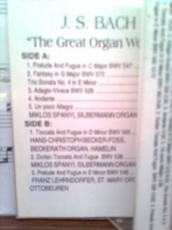 Органная и клавирная музыка Моцарта и Баха