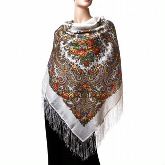 Платок павлопосадский шерстяной