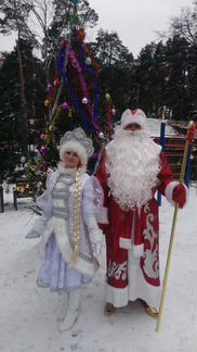 Дед Мороз и Снегурочка на дом, двор, улицу