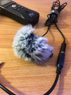 Микрофон-рекордер Zoom H1n + петличка FiFine больш