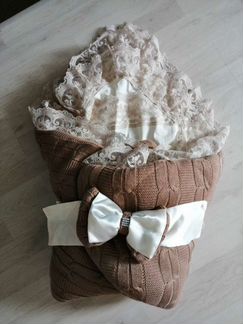 Одеяло-конверт на выписку из роддома