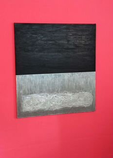 Панно из двух картин акриловыми красками на холсте