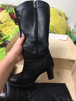 Сапоги из натуральной кожи