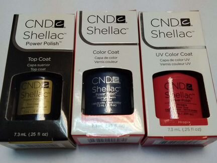 CND shellac и Gelish