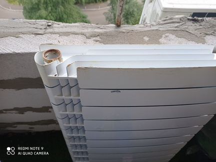 Батарея+кран шаровый