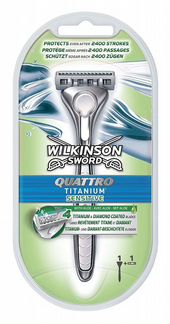 Станки и кассеты Wilkinson Sword (Schick) Quattro