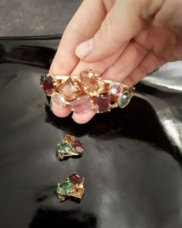 Сваровски оригинал браслет клипсы