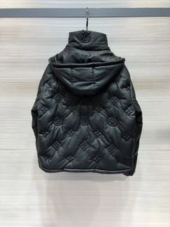 Пуховик кожаный Louis Vuitton