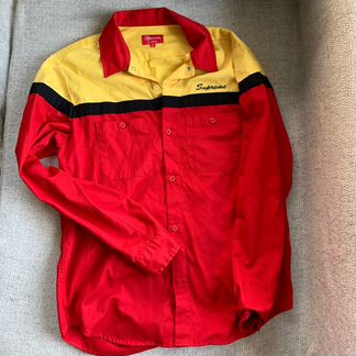 Мужская рубашка c карманами supreme