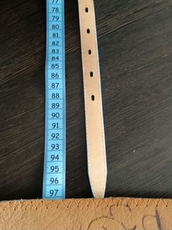 Ремень тонкий кожаный