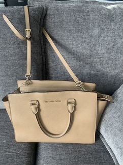 Сумка Michael kors Бежевая Selma large оригинал