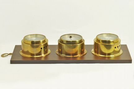 Корабельные барометр + термометр+ гигрометр Wempe