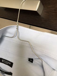 Сорочка tiger sweden slim fit 43 голубая