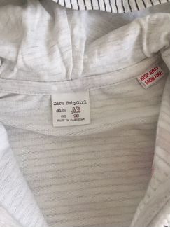 Толстовка новая Zara 98р