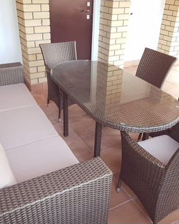 Комплект мебели из искусственного ротанга