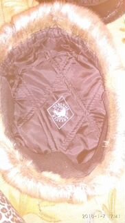 Шапка из меха морского тюленя