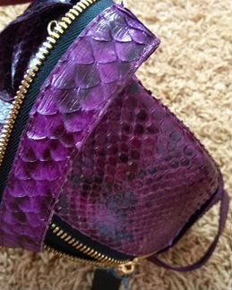 Рюкзак из кожи питона