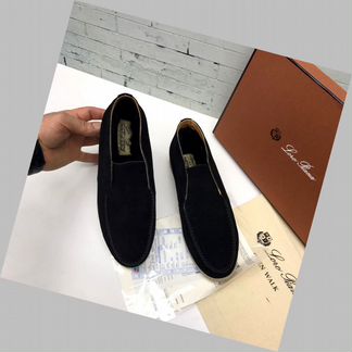 Лоферы с мехом Loro Piana