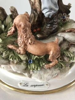 Capodimonte Охота Охотник за зайцем Каподимонте