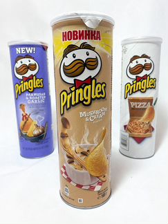 Чипсы Pringles белые грибы со сметаной