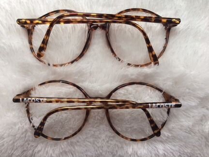 Круглые и стильные унисекс винтажные очки lacoste