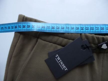 Новые брюки Twin-set хаки хлопок оригинал
