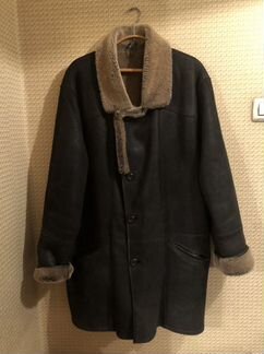 Дубленка натуральный мех ягненка мужская 56 размер