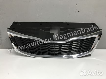 Решетка радиатора Киа Рио 2011-2015 дорестайлинг