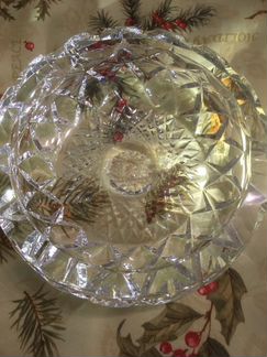 Пепельница хрустальная прошлого века