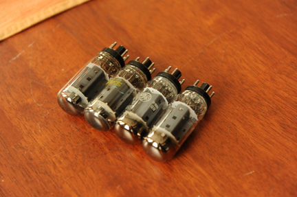 Квартет радиоламп Sylvania/GE 7591A NOS