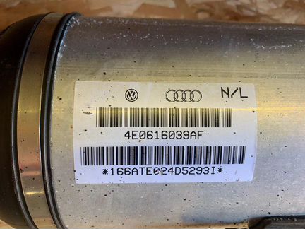 Пневмостойка Audi A8 D3/4E (2-й рестайлинг) 2008г