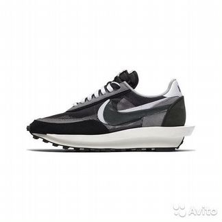 Кроссовки Nike LD Waffle Sacai Black Nylon (41-45)