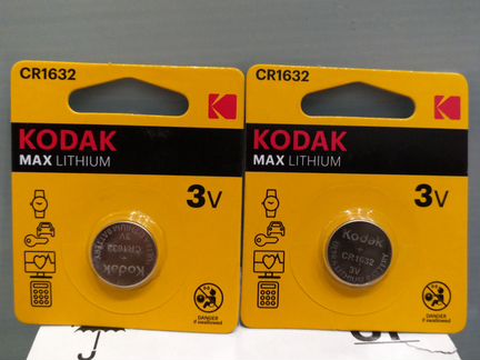 Литиевая батарейка Kodak Max CR1632 3V
