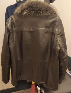 Куртка, натуральный мех и натуральная кожа