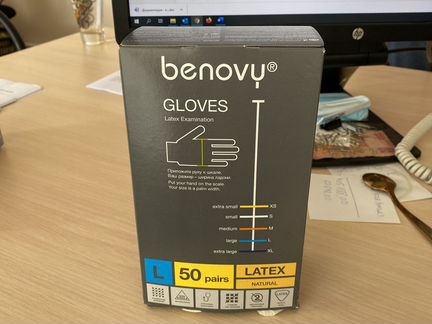 Перчатки benovu 50 пар
