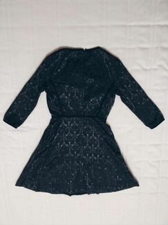 Платье чёрное А-силуэт Love Republic